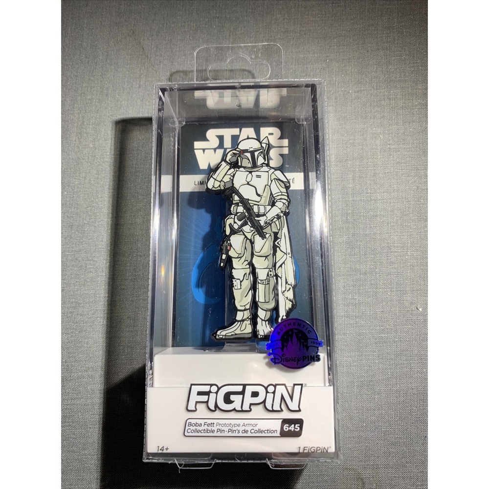 Boba Fett Prototype Armor Star Wars Pin - New - Disney Parks 2022 FiGPiN #645